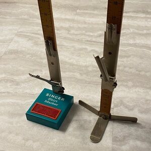 (2) Vintage Singer Skirt Markers